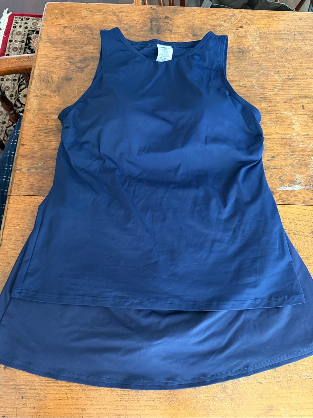 Lands' End Dark Navy tanking and skirt
